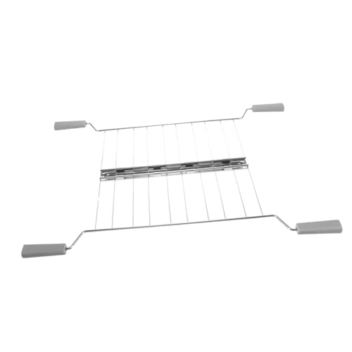 SOIMISS Toaster Aufsatz Rostfreier Sandwich Toaster Warming Rack Leicht Kompakt Spülmaschinenfest Vielseitig für Brot Toast Sandwiches Platzsparend Hitzebeständig Frühstückshelfer von SOIMISS