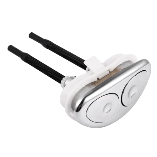 SOIMISS Toilettenspülknopf Ersatzteil Universeller Dual Push Button für Toilettenspülkästen Praktische Anpassung Elegantes Design Einfache Installation ohne Werkzeug Passt von SOIMISS