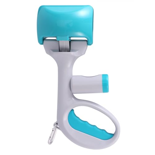 SOIMISS Tragbarer Haustier Kotgreifer mit Langem Griff Leichtes Outdoor Werkzeug zur Hygienischen Tierabfallbeseitigung Blauer Faltbarer Poop Scooper für Saubere Umwelt Unterwegs von SOIMISS