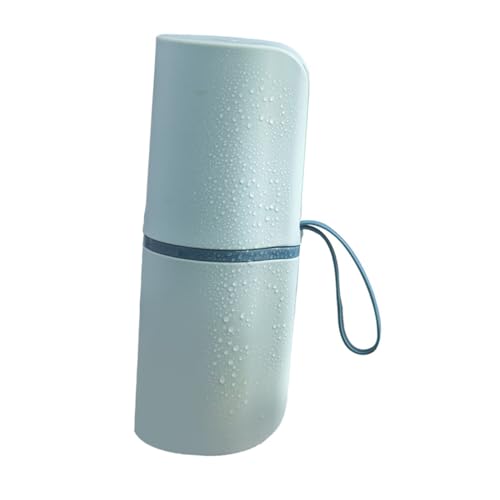 SOIMISS Tragbarer Reise Zahnputzbecher mit Gebogenem Ausguss Kompakt und Leicht Doppelseitiger Mundbecher Hygienische Zahnbürsten Aufbewahrung für Camping und Wandern Hellblau SOIMISS Tragbarer Reise Zahnputzbecher mit Gebogenem Ausguss Kompakt und Leicht Doppelseitiger Mundbecher Hygienische Zahnbürsten Aufbewahrung für Camping und Wandern Hellblau von SOIMISS