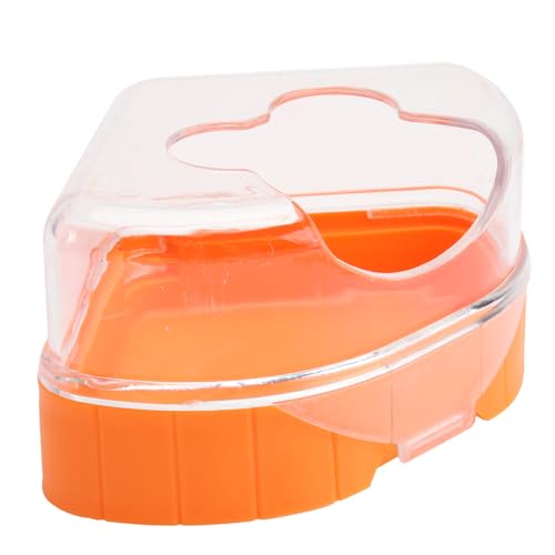 SOIMISS Transparente Hamster Toilette Kleintier Badebecken aus Robustem Leicht zu Reinigen Geruchsneutral für Kleine Hamster und Haustier Gehege von SOIMISS