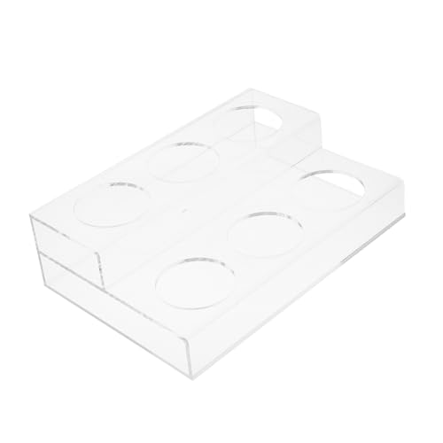 SOIMISS Transparenter Slots Kaffeetropf Organizer für Theke Multifunktionales Rack für Kaffee und Gewürzbottles im Barbereich von SOIMISS