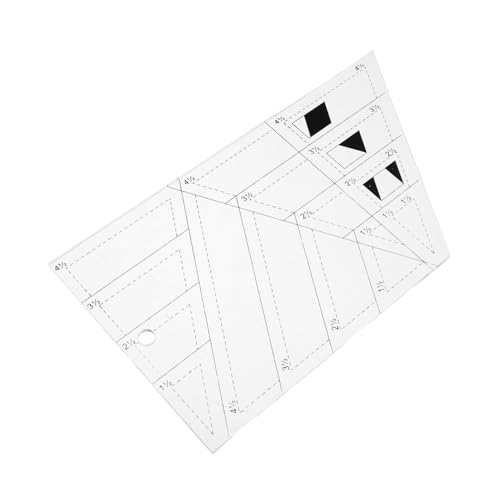 SOIMISS Transparentes Acryl Quilting Lineal Trapezförmige Vorlage für Präzises Patchwork und Nähen Leichtes DIY Quilt Schablonen Werkzeug für Stoffhandwerk und Nähprojekte SOIMISS Transparentes Acryl Quilting Lineal Trapezförmige Vorlage für Präzises Patchwork und Nähen Leichtes DIY Quilt Schablonen Werkzeug für Stoffhandwerk und Nähprojekte von SOIMISS