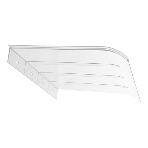 SOIMISS Transparentes Haustür Vordach UV Beständig Regen und Sonnenschutz Überdachung für Fenster und Terrasse Einfache Witterungsbeständig Langlebig von SOIMISS