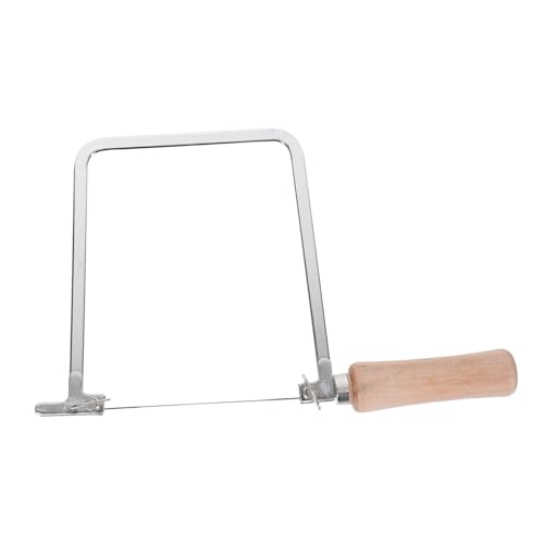 SOIMISS U-förmige Mini-bügelsäge mit Holzgriff und Einstellbarer Klinge Robuste Handsäge für Holz Metall und Kunststoff Vielseitiges Diy-handwerkzeug für Hobby und Professionelle von SOIMISS