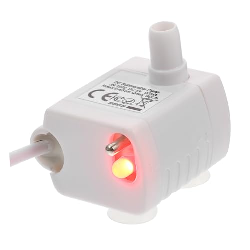 SOIMISS USB Betriebene Geräuscharme Tauchpumpe für Katzenbrunnen Einstellbarer Wasserdurchfluss Langlebig Sicher und Kompatibel mit Haustier Trinkbrunnen SOIMISS USB Betriebene Geräuscharme Tauchpumpe für Katzenbrunnen Einstellbarer Wasserdurchfluss Langlebig Sicher und Kompatibel mit Haustier Trinkbrunnen von SOIMISS