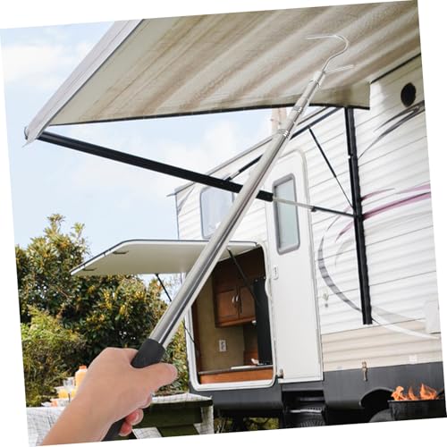 SOIMISS Verstellbare Teleskop Markisenstange mit Haken Tragbarer Sonnenschutzöffner für Camping Schnelles Ausziehen Robust und Kompakt für Wohnmobile und Zelte SOIMISS Verstellbare Teleskop Markisenstange mit Haken Tragbarer Sonnenschutzöffner für Camping Schnelles Ausziehen Robust und Kompakt für Wohnmobile und Zelte von SOIMISS