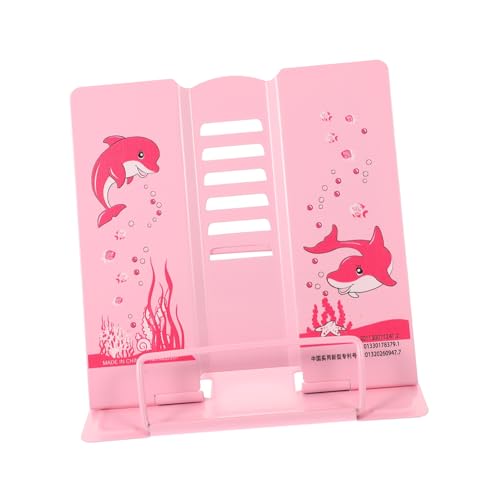 SOIMISS Verstellbarer Buchständer aus Metall Tragbares Lesegerät für Ergonomischer Aufsteller für Bücher Noten und Rezepte Rosa für Schule und Zuhause SOIMISS Verstellbarer Buchständer aus Metall Tragbares Lesegerät für Ergonomischer Aufsteller für Bücher Noten und Rezepte Rosa für Schule und Zuhause von SOIMISS