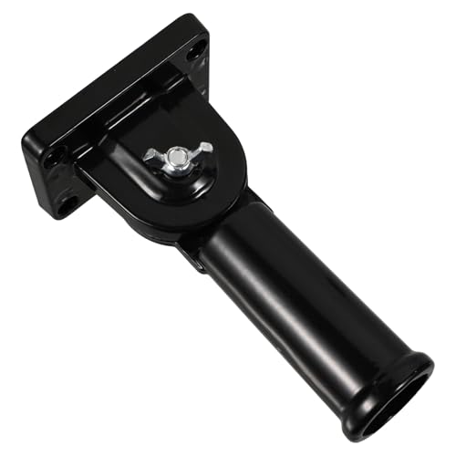 SOIMISS Verstellbarer Fahnenmast Halter Aluminiumlegierung Wandbefestigung Fahnenhalterung Stabil Windbeständig für Garten Nationalflagge und Windsack Schwarz SOIMISS Verstellbarer Fahnenmast Halter Aluminiumlegierung Wandbefestigung Fahnenhalterung Stabil Windbeständig für Garten Nationalflagge und Windsack Schwarz von SOIMISS