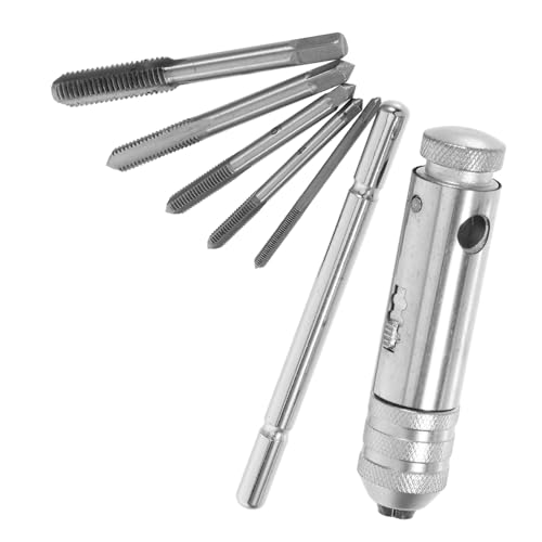 SOIMISS Verstellbarer Ratschen T Griff Gewindebohrer mit Umkehrbarem Ratschenmechanismus Ergonomischer Langem Griff Vielseitiges Gewindeschneidewerkzeug für Heimwerker und Maschinenbauer SOIMISS Verstellbarer Ratschen T Griff Gewindebohrer mit Umkehrbarem Ratschenmechanismus Ergonomischer Langem Griff Vielseitiges Gewindeschneidewerkzeug für Heimwerker und Maschinenbauer von SOIMISS