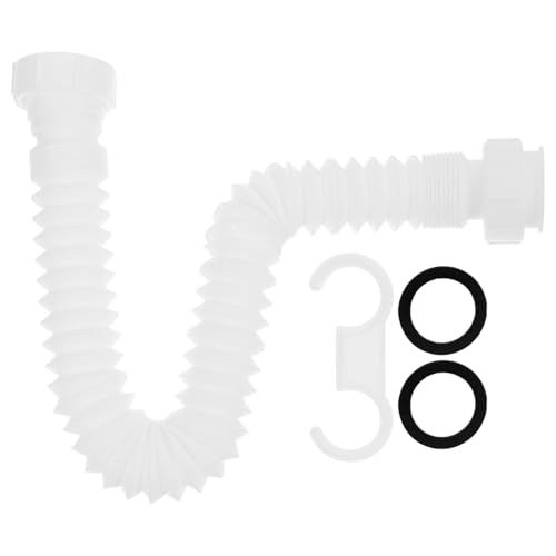 SOIMISS Verstellbares Flexibles Abflussrohr aus Stabilem Kunststoff mit Doppelfädiger Verbindung für Spüle und Müllzerkleinerer Einfache Werkzeugfreie Installation Kompatibel mit SOIMISS Verstellbares Flexibles Abflussrohr aus Stabilem Kunststoff mit Doppelfädiger Verbindung für Spüle und Müllzerkleinerer Einfache Werkzeugfreie Installation Kompatibel mit von SOIMISS