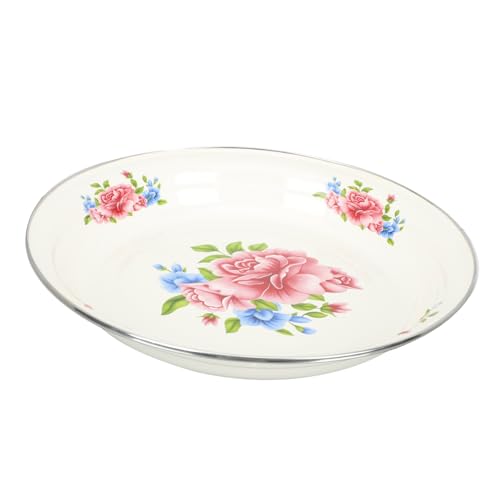 SOIMISS Vintage Emaille Servierplatte Unterteilt Dickes Porzellan Serviertablett für Obst Snacks Süßigkeiten für Tee Partyservice zu Hause Restaurant SOIMISS Vintage Emaille Servierplatte Unterteilt Dickes Porzellan Serviertablett für Obst Snacks Süßigkeiten für Tee Partyservice zu Hause Restaurant von SOIMISS