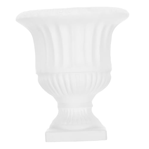 SOIMISS Vintage Gypsum Wandvase Stil Robuste Halbrunde Blumenvase Boho Kleine Wanddeko für Wohnzimmer Landhausstil Pflanzhalter Vielseitiger Retro Blumentopf von SOIMISS