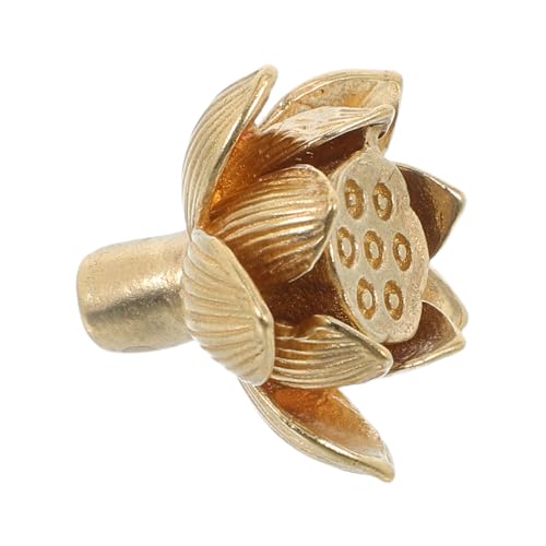 SOIMISS Vintage Messing Lotus Blume Türgriff Retro Floral Schubladenknopf Robust Für Küchenmöbel Kommode Kleiderschrank Elegant Handgefertigt Einfach Montierbar von SOIMISS
