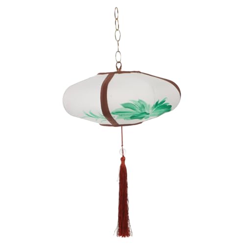 SOIMISS Vintage Stoff-lampenschirm Orientalische Hängelampe Ufo-form Retro Laterne für Esszimmer Wohnzimmer Flur Chinesische Restaurant Dekoration von SOIMISS