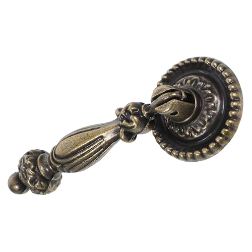 SOIMISS Vintage Zinklegierung Möbelgriff Single Hole Schrankgriff Antik Bronze Retro Stil für Schränke Kommoden und Kleiderschränke Einfach zu Montieren Eleganter Küchengriff im von SOIMISS