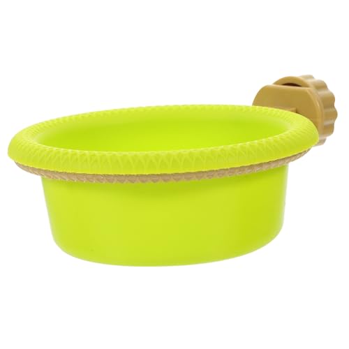 SOIMISS Vogelbadewanne zum Aufhängen Multifunktionale Vogeltränke und Futterspender aus Robustem Kunststoff Geeignet für Käfige Papageien Wellensittiche und Gartenvögel Einfach zu von SOIMISS