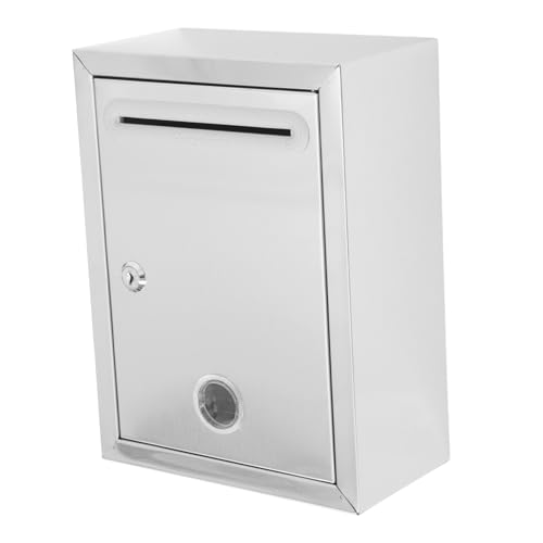 SOIMISS Vorschlagsbox mit Schloss Wandmontierbare Briefkasten Spendenbox für Verschiedene Anwendungen für Feedback Spenden und Abstimmungen SOIMISS Vorschlagsbox mit Schloss Wandmontierbare Briefkasten Spendenbox für Verschiedene Anwendungen für Feedback Spenden und Abstimmungen von SOIMISS