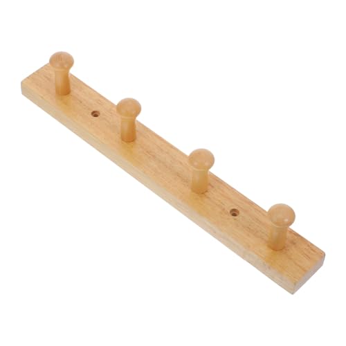 SOIMISS Wandgarderobe Holz Kleiderhaken Stabiler Handtaschenhaken Praktische Wandaufbewahrung Multifunktional für Schlafzimmer und Flur von SOIMISS