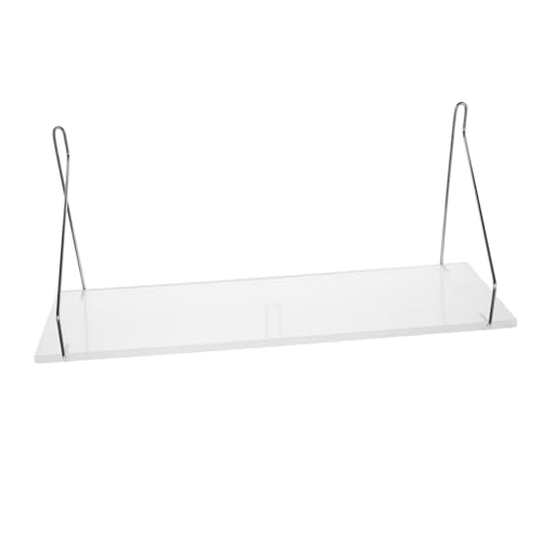 SOIMISS Wandregal Schwebendes Wandboard Transparent Wandmontage Regalbrett für Bad Küche Wohnzimmer Vielseitiges Wandregal zur Platzsparenden Aufbewahrung von SOIMISS