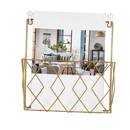 SOIMISS Wand Buchhalter aus Metall Zeitschriftenständer Offenes Design für Badezimmer und Wohnzimmer Anpassbar Platzsparende Aufbewahrung für Bücher Magazine und Fotos SOIMISS Wand Buchhalter aus Metall Zeitschriftenständer Offenes Design für Badezimmer und Wohnzimmer Anpassbar Platzsparende Aufbewahrung für Bücher Magazine und Fotos von SOIMISS