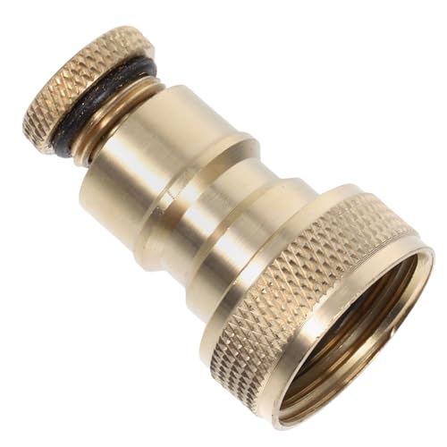 SOIMISS Waschmaschinenanschluss Messing Drehbar mit Automatischem Wasserstop für Gartenschlauch und Wasserhahn Benutzerfreundlich Wassersparend Fall Design von SOIMISS