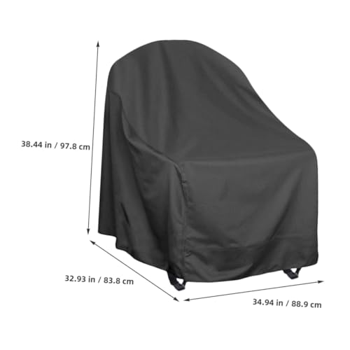 SOIMISS Wasserdichte Outdoor Stuhl Abdeckung Oxford Gewebe Wetterfeste Patio Möbel Schutzhaube für Schwenk Schaukelstühle Langlebig Winddicht UV beständig Schwarz Zufällige Farbe SOIMISS Wasserdichte Outdoor Stuhl Abdeckung Oxford Gewebe Wetterfeste Patio Möbel Schutzhaube für Schwenk Schaukelstühle Langlebig Winddicht UV beständig Schwarz Zufällige Farbe von SOIMISS