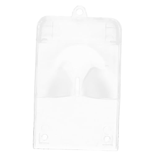 SOIMISS Wasserdichte Türklingel Abdeckung Transparent Schutzhaube für Außenbereich mit Klarem Sichtfenster Kleiner Türüberwachungs schutz Wandmontage für Video türklingeln von SOIMISS