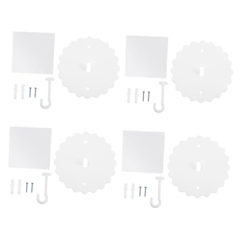 SOIMISS Weiße Kunststoff Deckenhaken für Moskitonetz Selbstklebend Installieren Glatte Oberfläche als Netzaufhänger für Betthimmel und Moskitonetze SOIMISS Weiße Kunststoff Deckenhaken für Moskitonetz Selbstklebend Installieren Glatte Oberfläche als Netzaufhänger für Betthimmel und Moskitonetze von SOIMISS