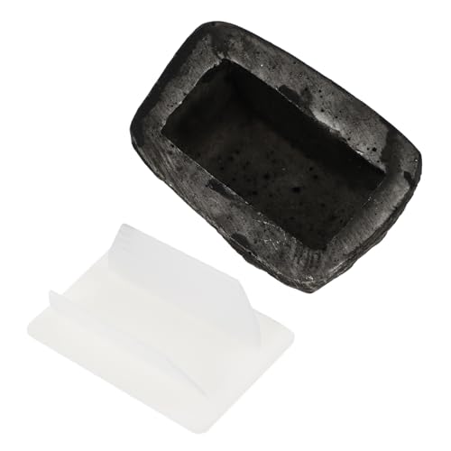 SOIMISS Wetterfester Schlüsselversteck Stein aus Resin für Gartenschlüssel Robustes Außenschlüsselversteck mit Natürlicher Steinoptik Multifunktionale Aufbewahrungsbox für Ersatzschlüssel von SOIMISS