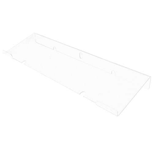SOIMISS Z förmiger Großer Transparenter Acryl Tastaturständer Stabiler Computer Keyboard Riser Ergonomisch Geneigt für Komfortables Arbeiten Am Schreibtisch von SOIMISS