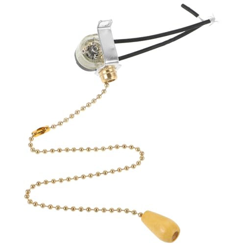 SOIMISS Zugschalter für Deckenleuchte Gold Pull Chain Switch Lampenschalter für Wand und Tischlampe Robust Hitzebeständig Verschleißfest Vielseitig Einsetzbar für Haushalt und Büro SOIMISS Zugschalter für Deckenleuchte Gold Pull Chain Switch Lampenschalter für Wand und Tischlampe Robust Hitzebeständig Verschleißfest Vielseitig Einsetzbar für Haushalt und Büro von SOIMISS
