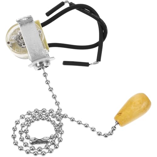 SOIMISS Zugschalter für Lampen Zugschnur Langlebiger Lichtschalter für Decken Wandlampen Praktische Ersatzteile für Wohnzimmer Bad und DIY Beleuchtung von SOIMISS
