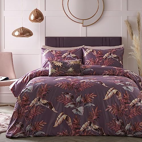 SOIREE Bettbezug mit Blumenmuster, Super-King-Size-Bett (260 x 220 cm), Herbst-Farnblatt-Design, 2 Kissenbezüge, Luxus-Bettwäsche, passendes Kissen erhältlich SOIREE Bettbezug mit Blumenmuster, Super-King-Size-Bett (260 x 220 cm), Herbst-Farnblatt-Design, 2 Kissenbezüge, Luxus-Bettwäsche, passendes Kissen erhältlich von SOIREE