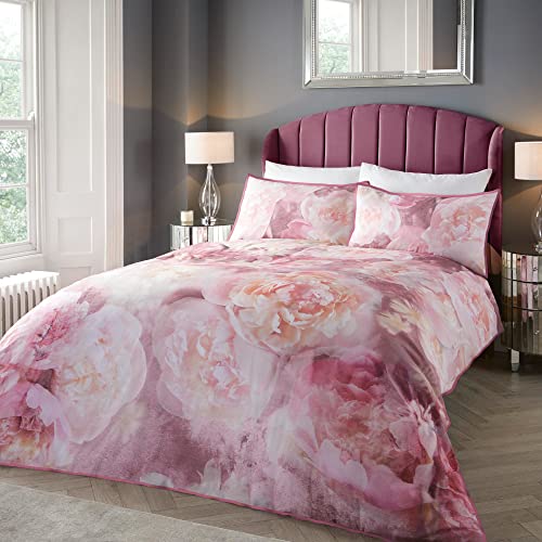 SOIRE'E Soiree – Rose Bloom – Bettwäsche-Set aus 100% Baumwolle – King-Size-Bett in Rosa von SOIRE'E
