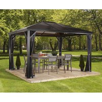 Pavillon Verona 10x14 anthrazit 298 x 423 x 261 cm (l x b x h) Aluminium - Sojag von SOJAG