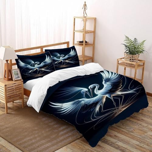 SOJFGSNAJ Doppelkrantanz Bettwäsche Damen Kinder Mädchen Wendebettwäsche Für Einzelbett - Bettbezug Bettbezug Mit Kissenbezug Super King（260x220cm） von SOJFGSNAJ