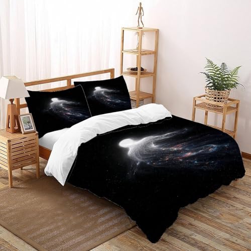 SOJFGSNAJ Luminous Person Bettbezug Damen Kinder Mädchen Wendebettwäsche Für Einzelbett - Bettbezug -Bettdeckenbezug Set Mit Reißverschluss King（220x240cm） von SOJFGSNAJ
