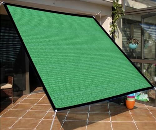 Sonnenschutz-Überdachung for den Außenbereich, Sonnenschutz, Segel, Überdachung for den Außenbereich, atmungsaktiv, 95% 𝑈𝑉 Block-Sonnenmarkise, Sonnenschein-Block (Color : Green, Size : 13.12 * 26. von SOKTDO