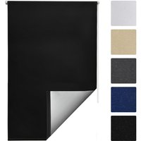 Sol Royal - Thermorollo SolReflect T42 für Fenster & Türen Schwarz, 210x90x3.55 cm von SOL ROYAL