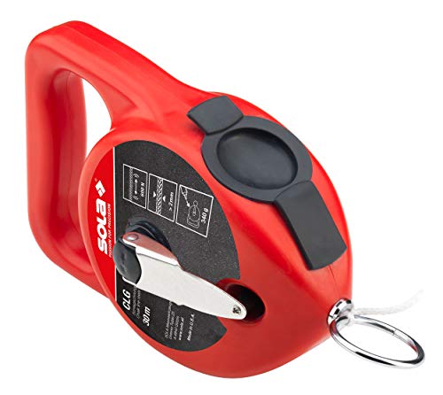 SOLA Schlagschnur CLG mit 30 Meter Markierschnur für einfaches markieren I extra großes und robustes Gehäuse I Schlagschnurgerät mit großer Einfüllöffnung SOLA Schlagschnur CLG mit 30 Meter Markierschnur für einfaches markieren I extra großes und robustes Gehäuse I Schlagschnurgerät mit großer Einfüllöffnung von Sola