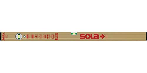 SOLA Aluminium Magnetwasserwaage AZM 200cm mit 2 Libellen von SOLA