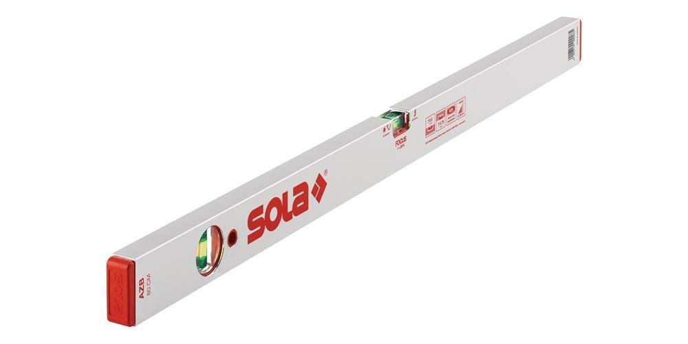 SOLA Wasserwaage Wasserwaage AZB 120 cm Aluminium silber 0,5 mm/m 0,50 mm/m von SOLA