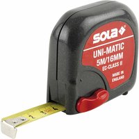 Sola - Rollmeter Uni-Matic um 5m Bandbreite 16mm von SOLA