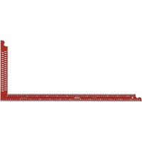 Zimmermannswinkel zwca rot mit Anreißlöcher Schienenlänge 1000 x360 mm - Sola von SOLA