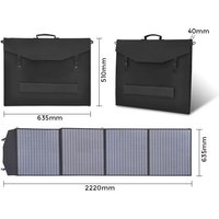 Solar+more - Faltbares pv modul 200 Watt Mono von SOLAR+MORE