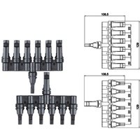 Solar+more - pv-t Verteiler MC4 6 er von SOLAR+MORE