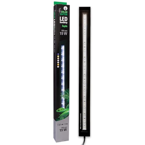 SOLAR RAPTOR® SunStrip III 35 REPTILE black edition BUNDLE - LED Beleuchtung für Terrarien (550 mm) von SOLAR RAPTOR