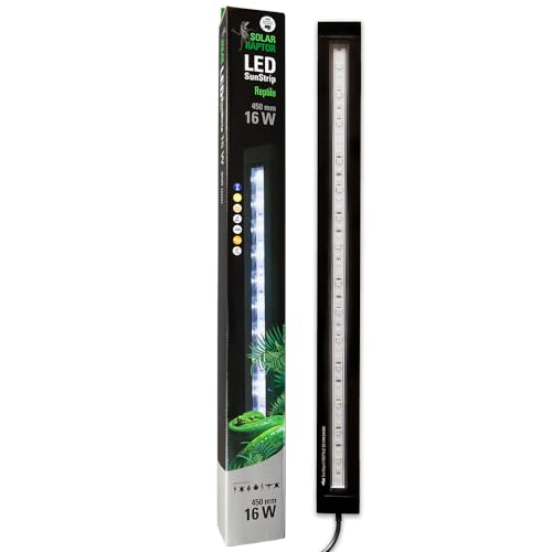 SOLAR RAPTOR® SunStrip III 35 REPTILE black edition BUNDLE - LED Beleuchtung für Terrarien (450 mm) von SOLAR RAPTOR