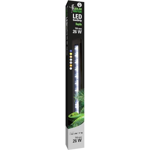 SOLAR RAPTOR® SunStrip III 35 REPTILE black edition BUNDLE - LED Beleuchtung für Terrarien (750 mm) von SOLAR RAPTOR